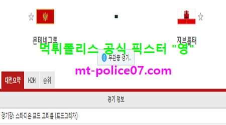 몬테네그로 vs 지브롤터