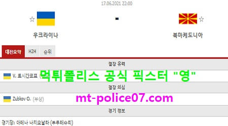 우크라이나 vs 북마케도니아
