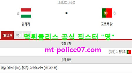 헝가리 vs 포르투갈