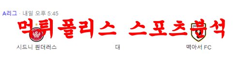 2월25일 호주A리그 웨스턴 시드니 원더러스FC 맥아서FC 분석 먹튀폴리스