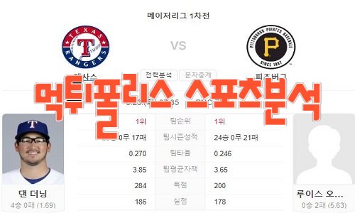 2023년5월23일 MLB 텍사스 레인저스 피츠버그 파이리츠 - 복사본